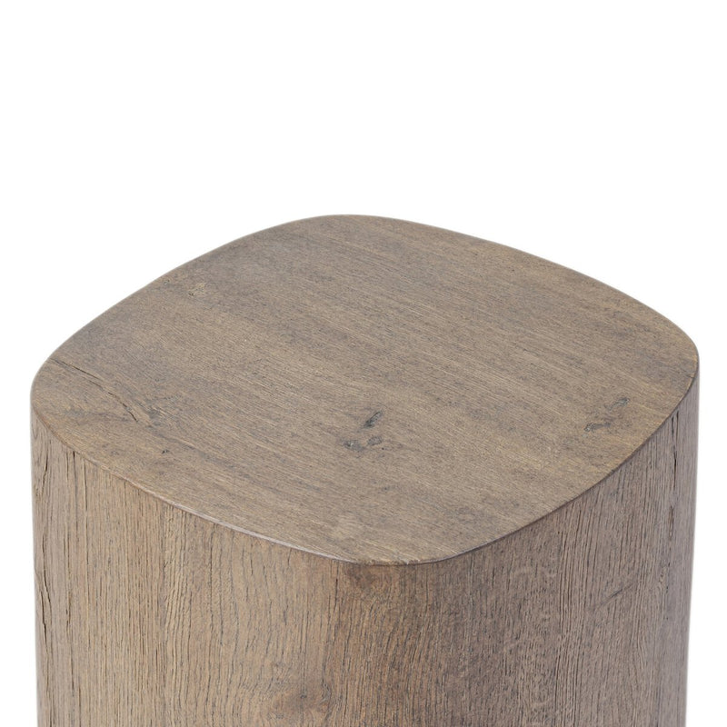 Tycho Pedestal - Brown Oak Veneer