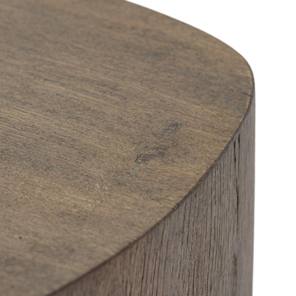 Tycho Pedestal - Brown Oak Veneer