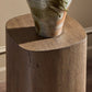 Tycho Pedestal - Brown Oak Veneer