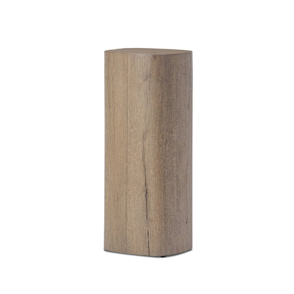 Tycho Pedestal - Brown Oak Veneer