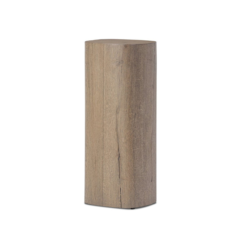 Tycho Pedestal - Brown Oak Veneer