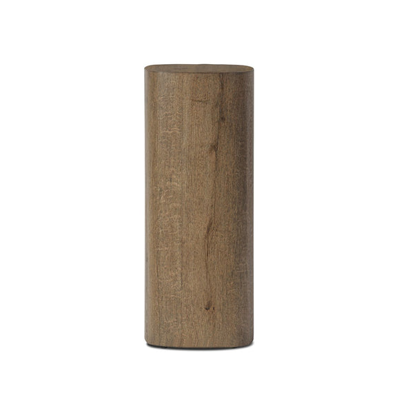 Tycho Pedestal - Brown Oak Veneer