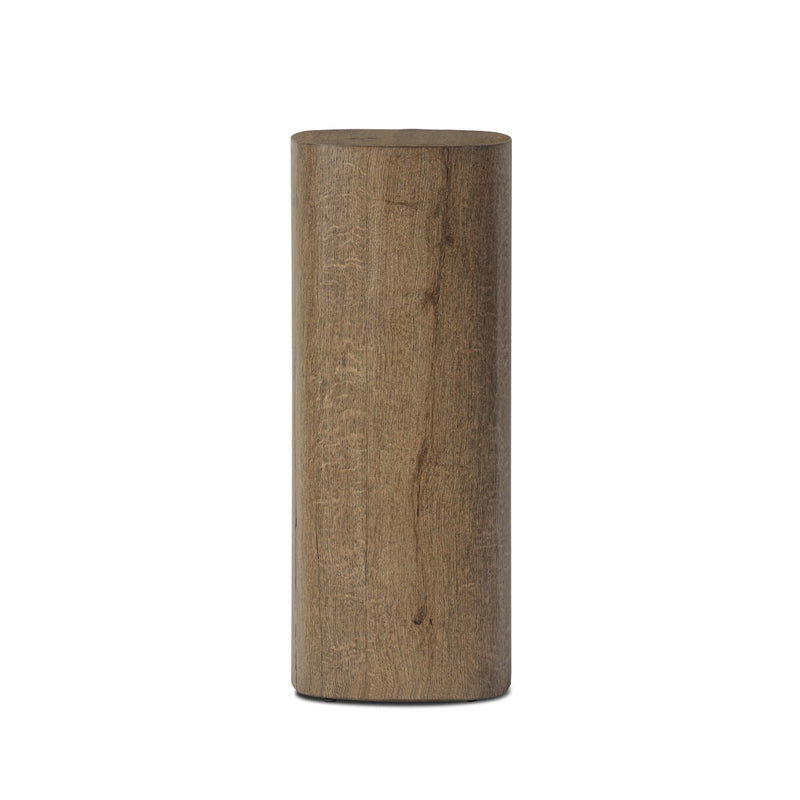 Tycho Pedestal - Brown Oak Veneer