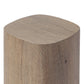 Tycho Pedestal - Brown Oak Veneer