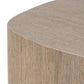Tycho Pedestal - Brown Oak Veneer