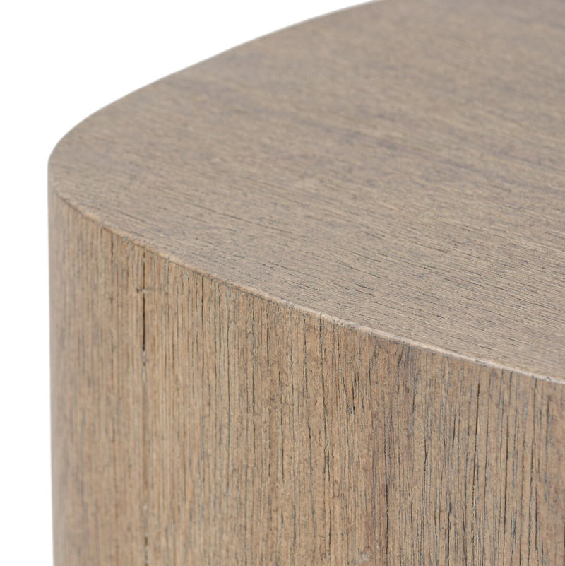 Tycho Pedestal - Brown Oak Veneer
