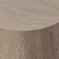 Tycho Pedestal - Brown Oak Veneer
