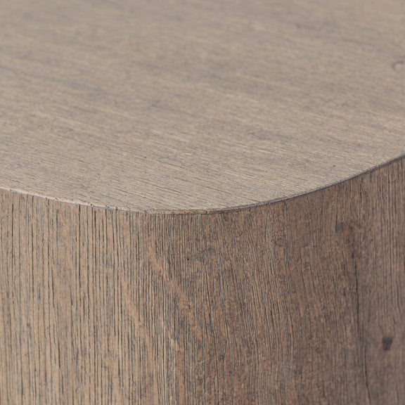 Tycho Pedestal - Brown Oak Veneer