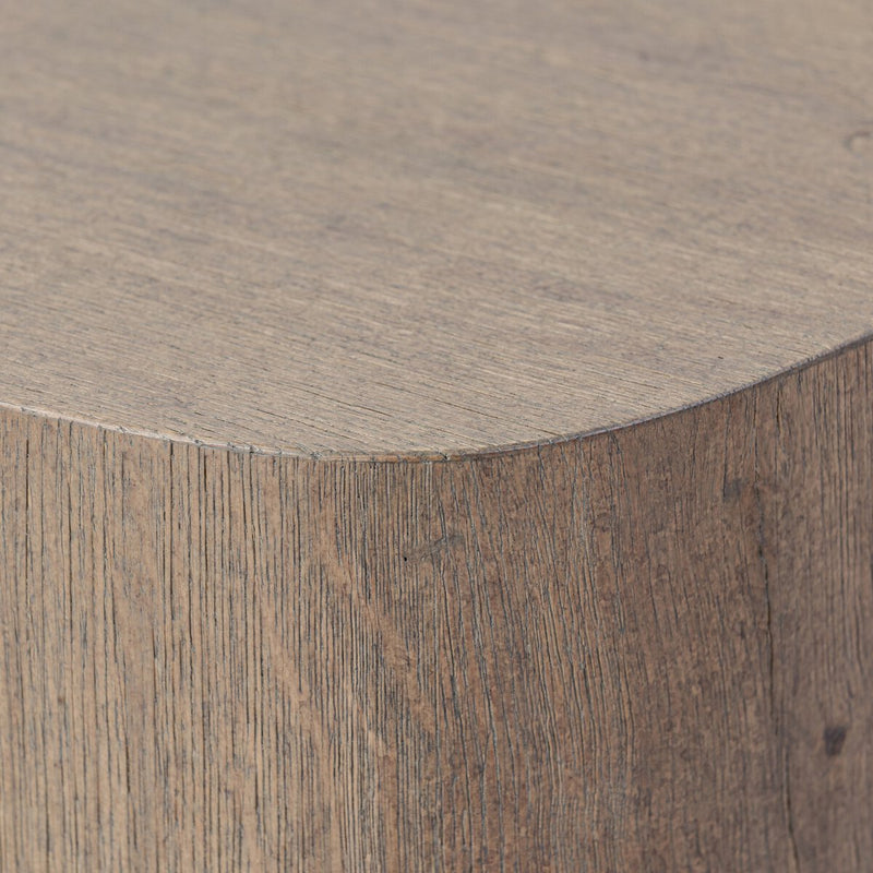 Tycho Pedestal - Brown Oak Veneer
