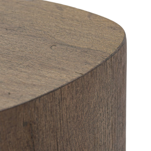 Tycho Pedestal - Brown Oak Veneer
