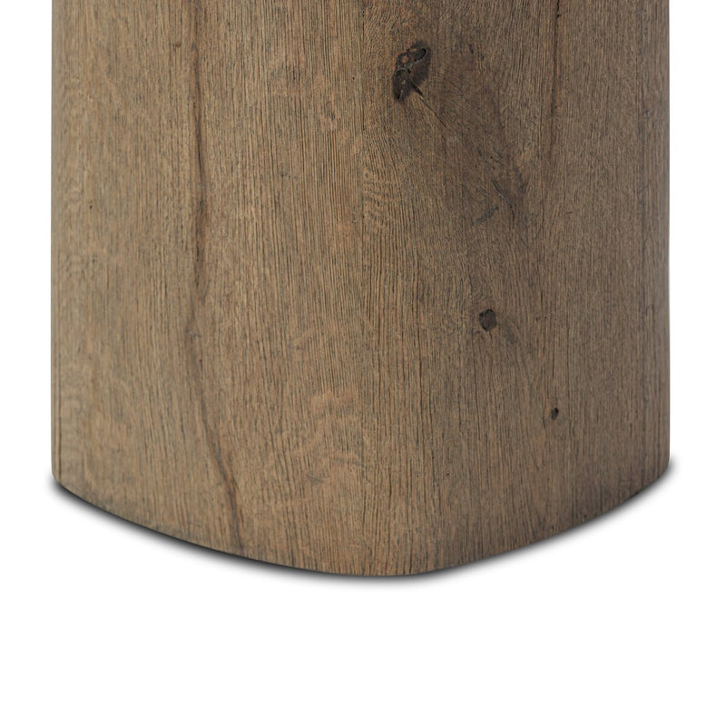 Tycho Pedestal - Brown Oak Veneer