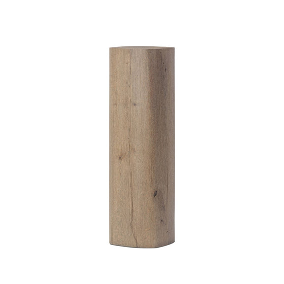 Tycho Pedestal - Brown Oak Veneer