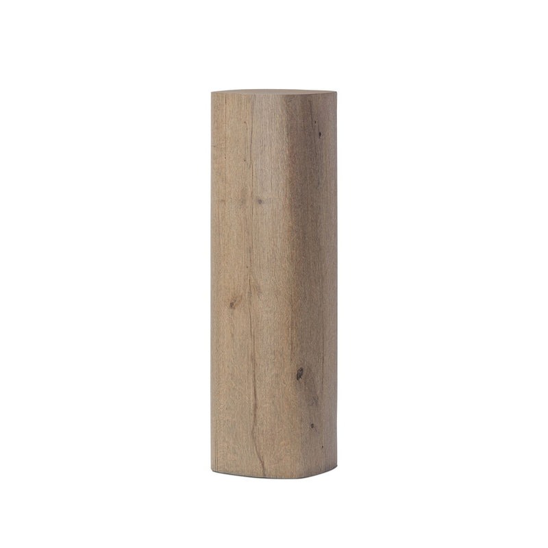 Tycho Pedestal - Brown Oak Veneer