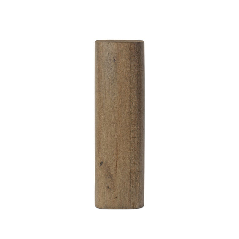 Tycho Pedestal - Brown Oak Veneer