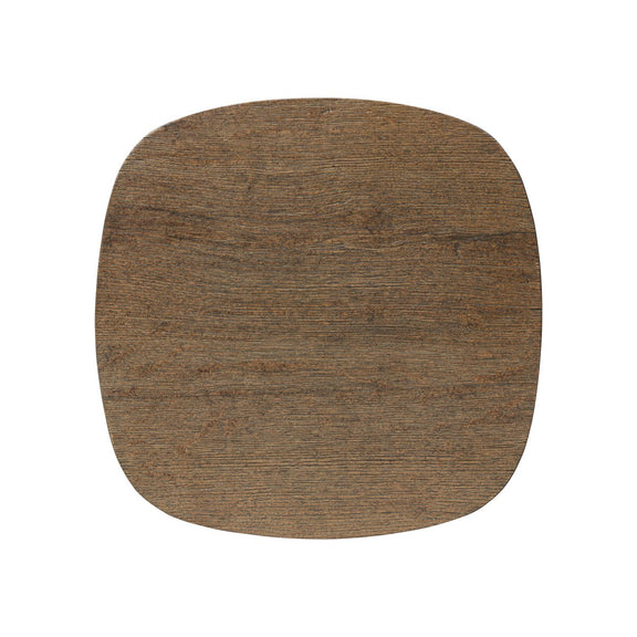 Tycho Pedestal - Brown Oak Veneer