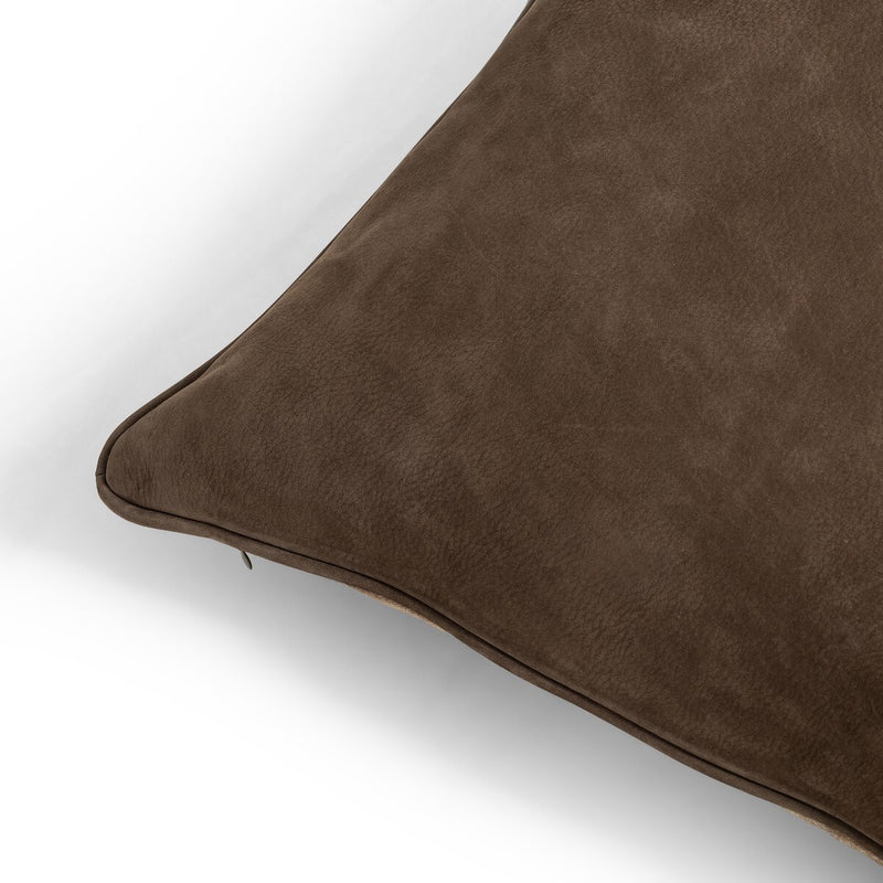Olsen Pillow - Nubuck Cigar