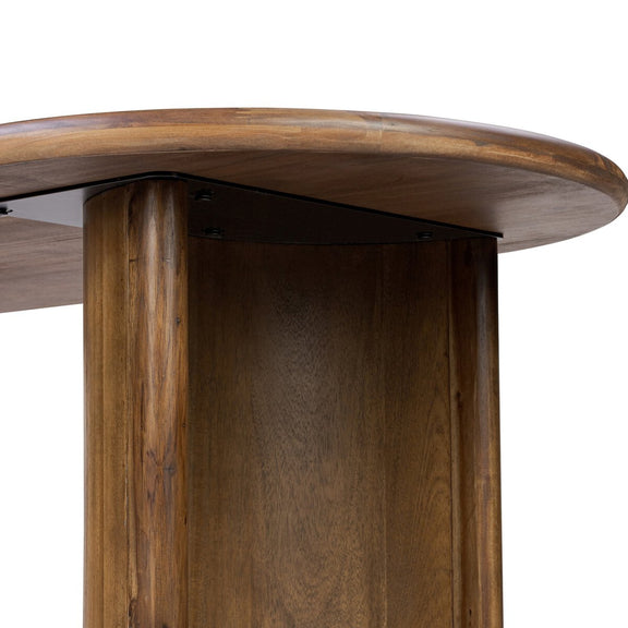 Paden Desk - Seasoned Brown Acacia