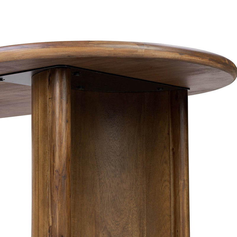 Paden Desk - Seasoned Brown Acacia