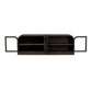 Hepburn Media Console - Dark Anthracite Oak Veneer
