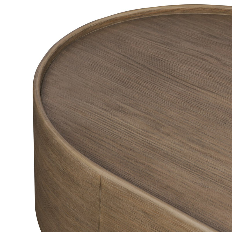 Kafta Coffee Table - Warm Natural Flat Oak Veneer Water-based