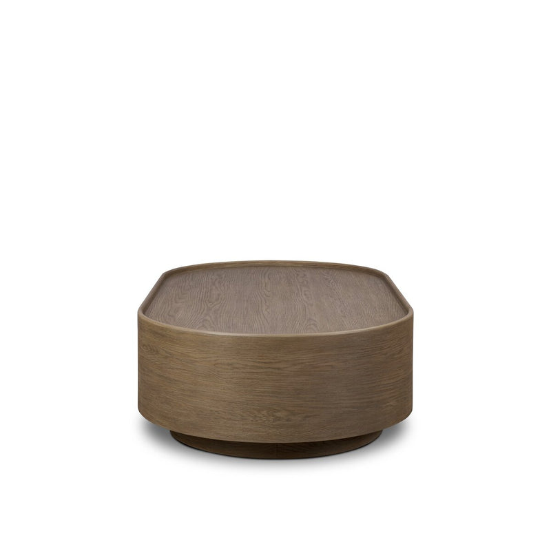 Kafta Coffee Table - Warm Natural Flat Oak Veneer Water-based