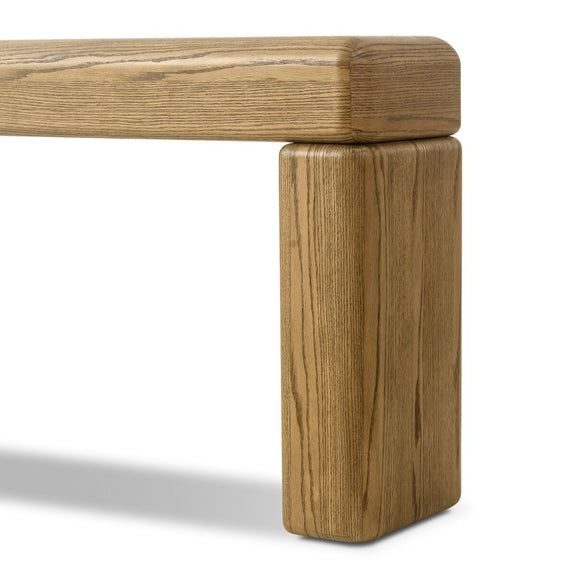 Eva Console Table - Drifted Oak Veneer