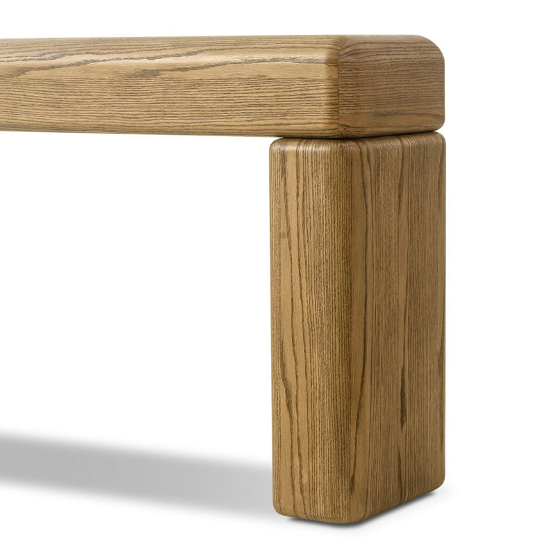 Eva Console Table - Drifted Oak Veneer