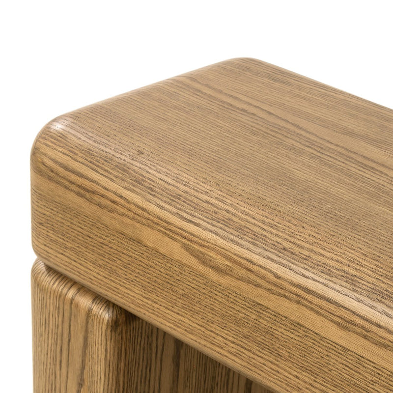 Eva Console Table - Drifted Oak Veneer