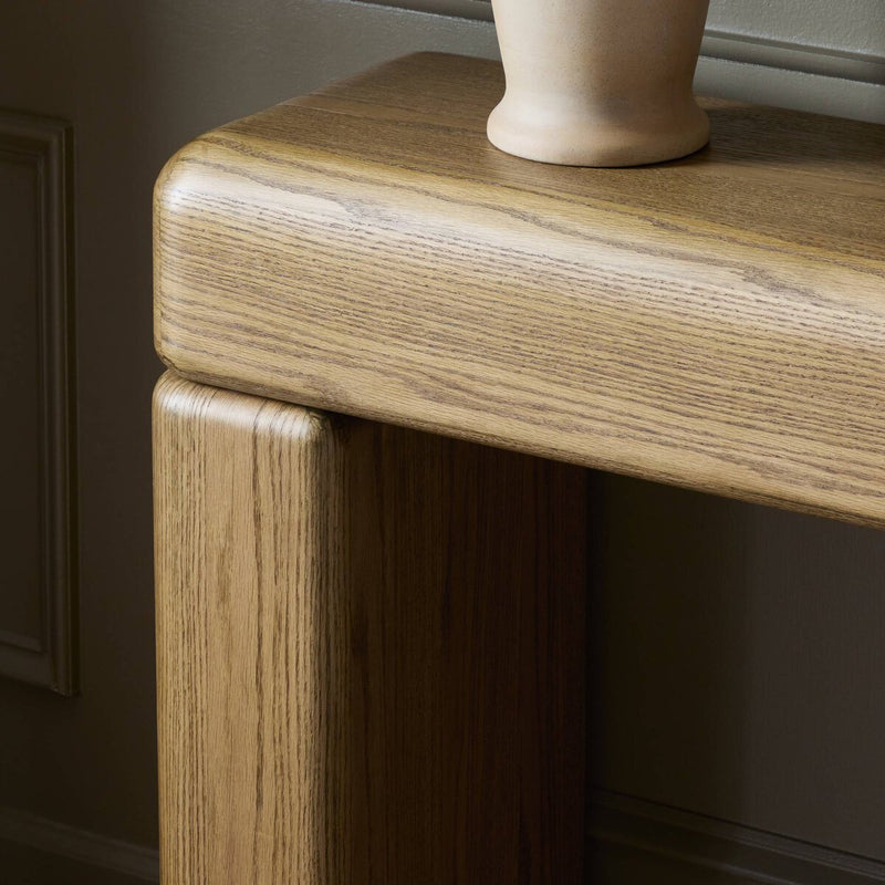 Eva Console Table - Drifted Oak Veneer