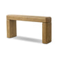 Eva Console Table - Drifted Oak Veneer