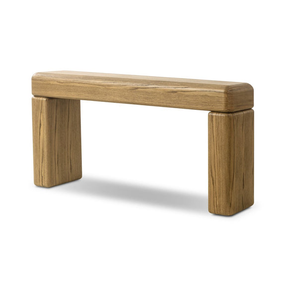 Eva Console Table - Drifted Oak Veneer