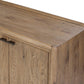 Glenview 4 Door Sideboard - Weathered Oak