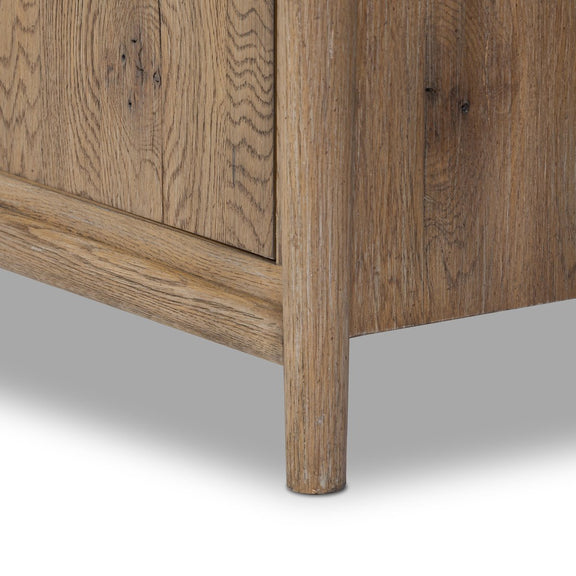 Glenview 4 Door Sideboard - Weathered Oak