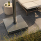 Shadowspec Outdoor Umbrella Base - Grey Aluminum