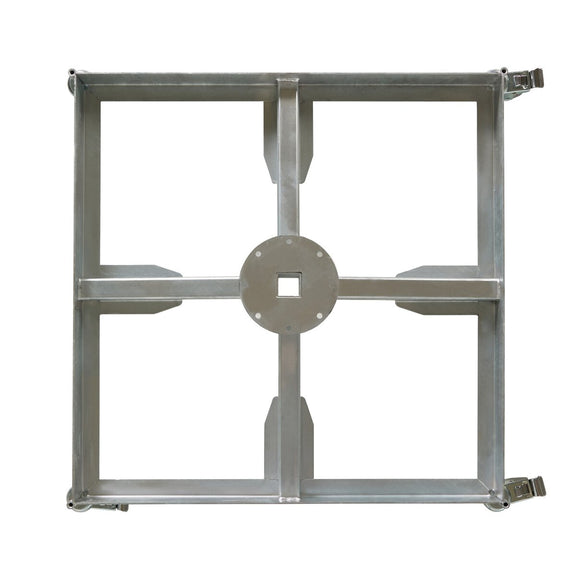 Shadowspec Outdoor Umbrella Base - Grey Aluminum
