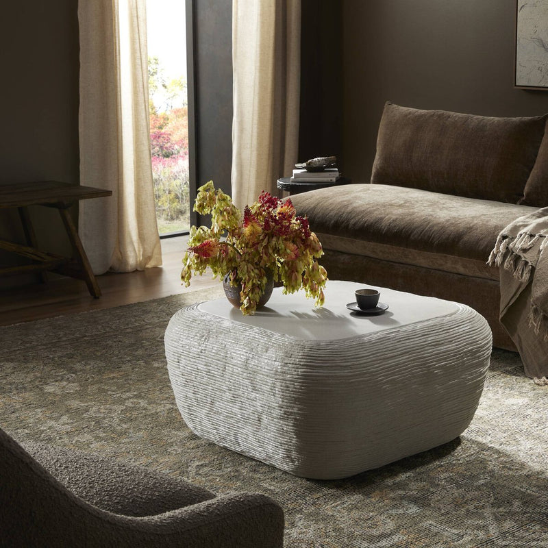 Cirri Coffee Table - Smooth Lunar Concrete