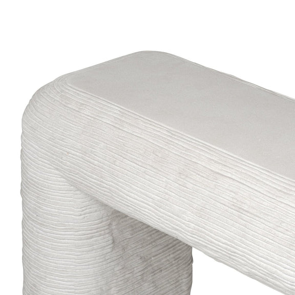Cirri Console Table - Smooth Lunar Concrete