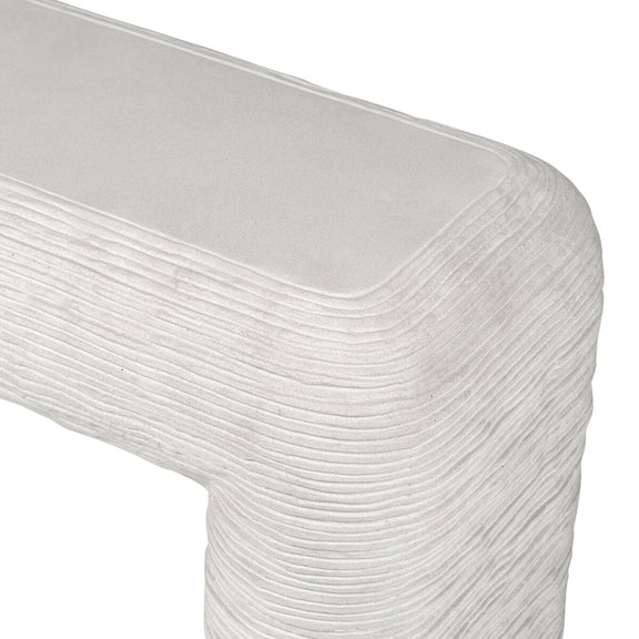 Cirri Console Table - Smooth Lunar Concrete