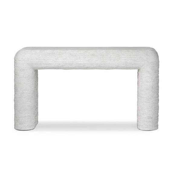 Cirri Console Table - Smooth Lunar Concrete
