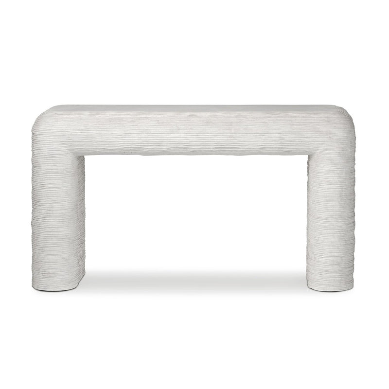 Cirri Console Table - Smooth Lunar Concrete