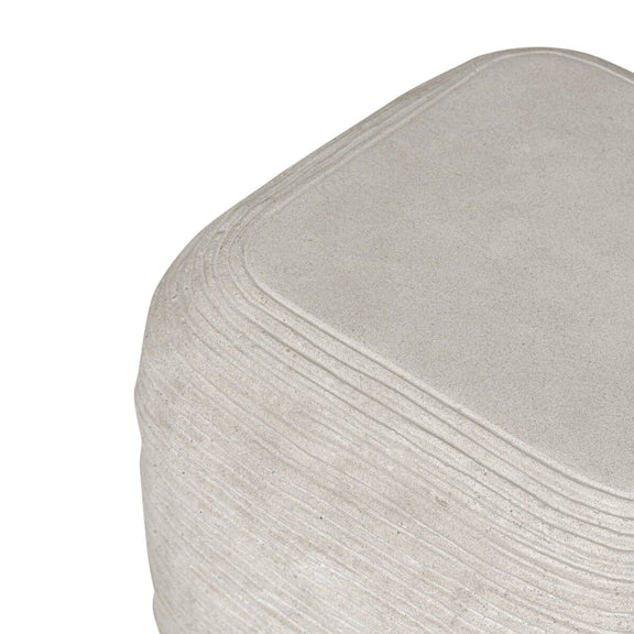 Cirri End Table - Smooth Lunar Concrete