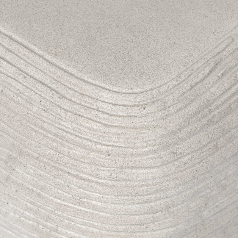 Cirri End Table - Smooth Lunar Concrete