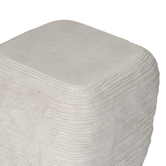 Cirri End Table - Smooth Lunar Concrete