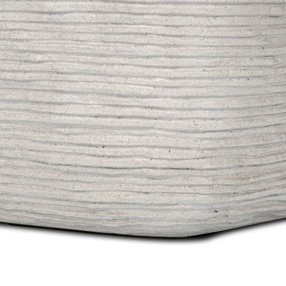 Cirri End Table - Smooth Lunar Concrete