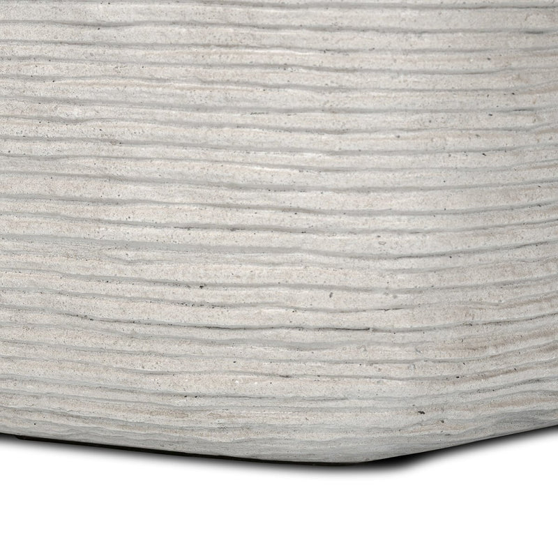 Cirri End Table - Smooth Lunar Concrete