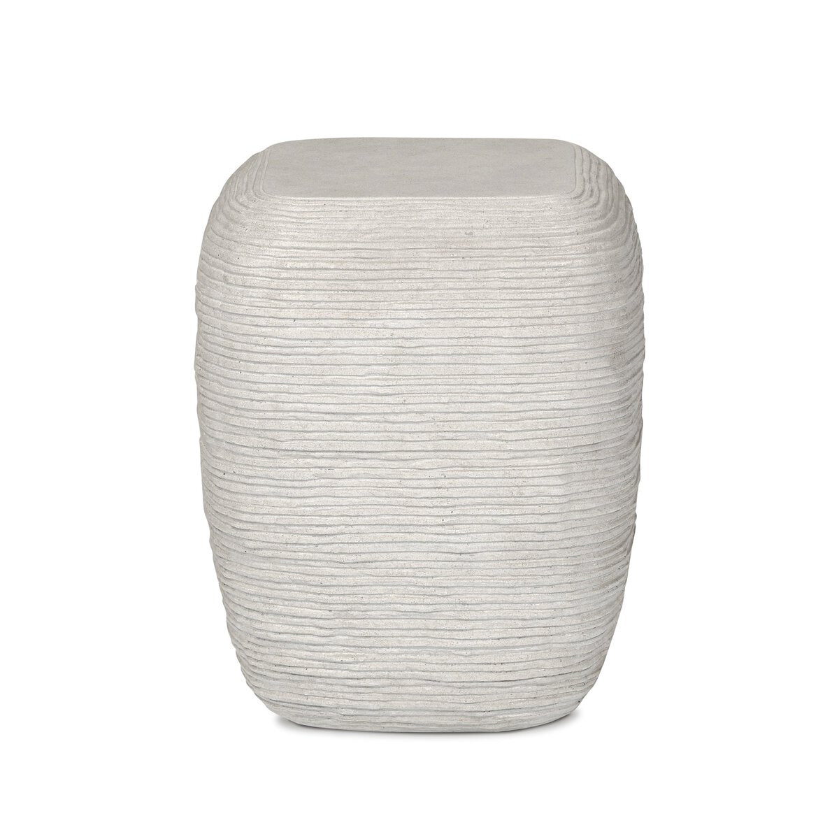 Cirri End Table - Smooth Lunar Concrete