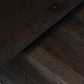 Noah Rotating Desk - Smoked Black Resawn Oak
