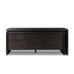 Noah Rotating Desk - Smoked Black Resawn Oak