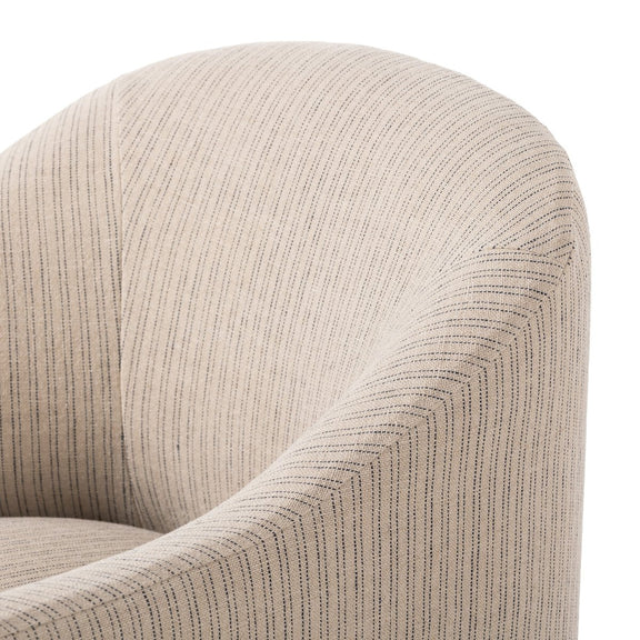 Cove Dining Chair With Casters - Laine Navy