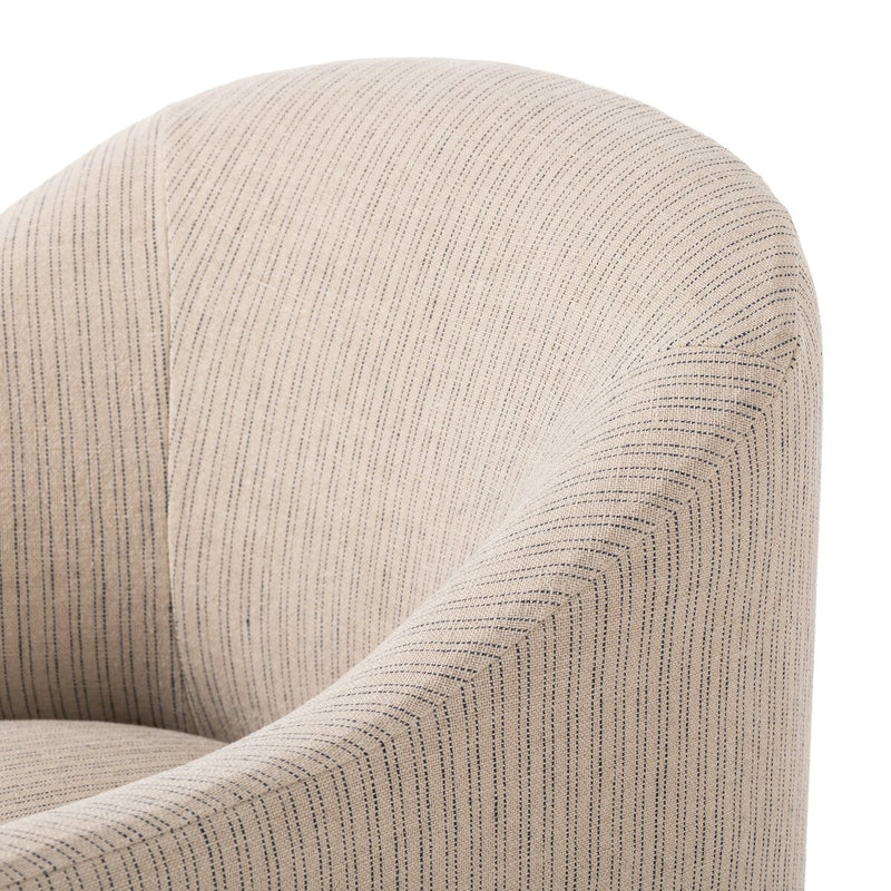 Cove Dining Chair With Casters - Laine Navy
